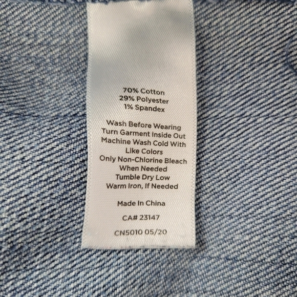 Talbots Flawless high waist medium wash slight flare jeans back front pockets 8P - Picture 8 of 8